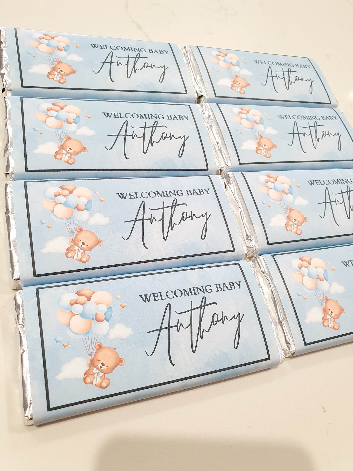 Welcome Baby | Personalised chocolate bars