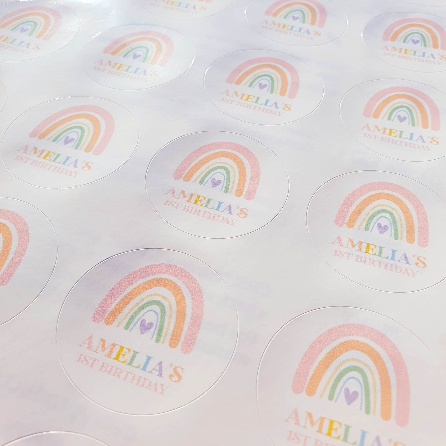 Pastel Rainbow Stickers