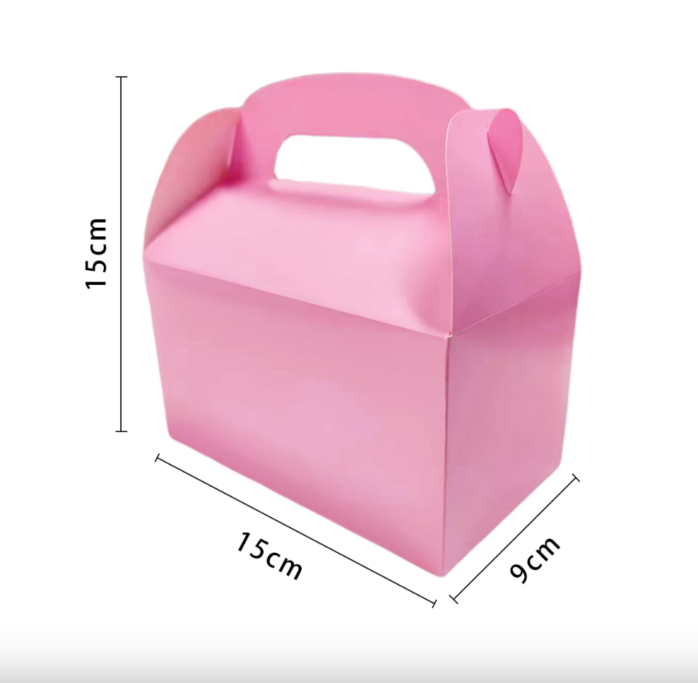 Favour/Treat Boxes - Pack of 6 | White, Gold, Silver, Rose Gold, Baby Pink, Baby Blue, Black