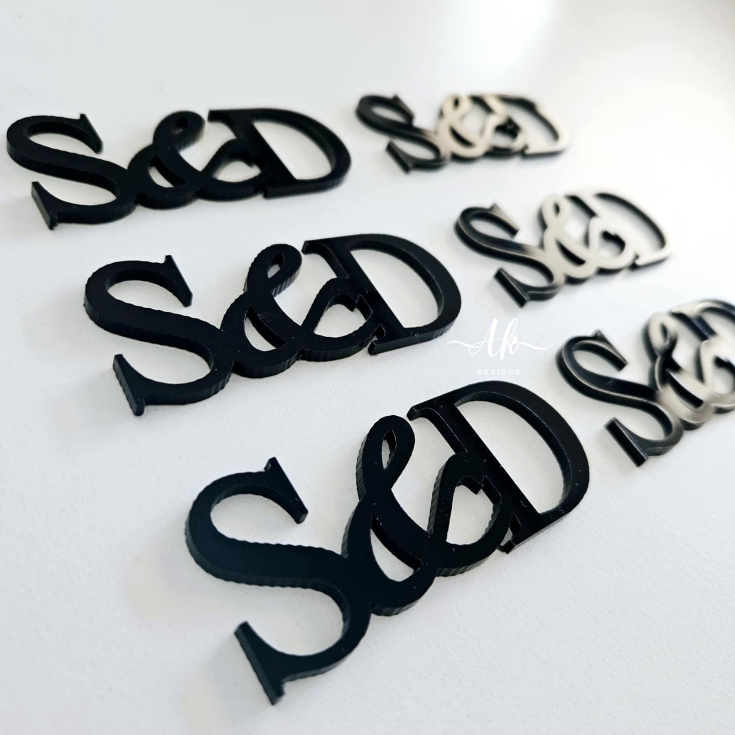 Acrylic Initial Cut Out