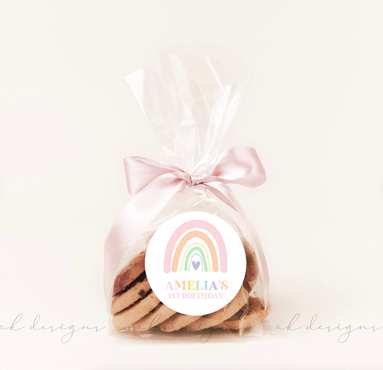 Pastel Rainbow Stickers