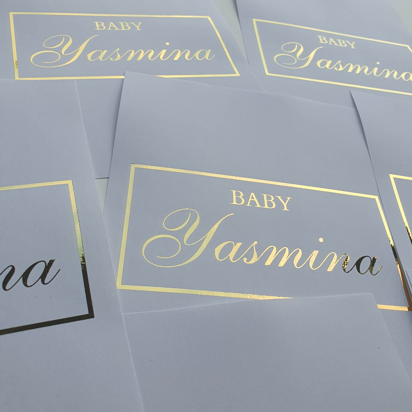 White with real foil | Personalised chocolate bars