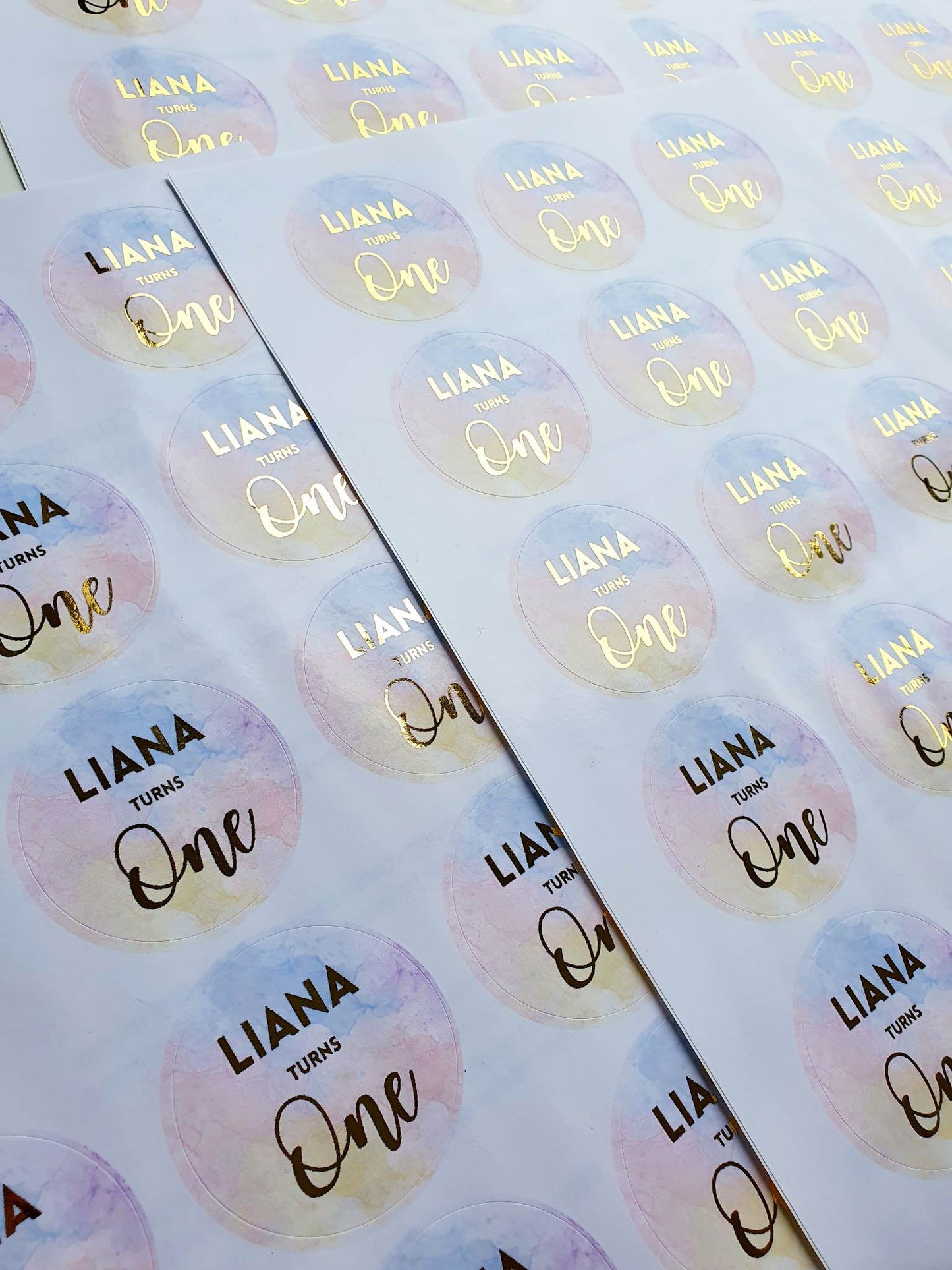 Pastel Stickers | with real foil