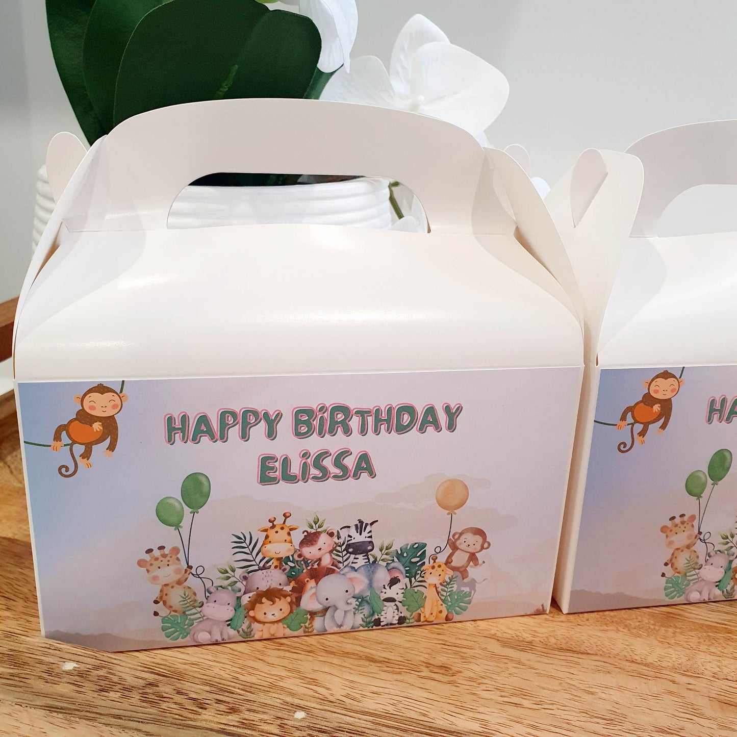 Safari Animal | Personalised Favour Boxes
