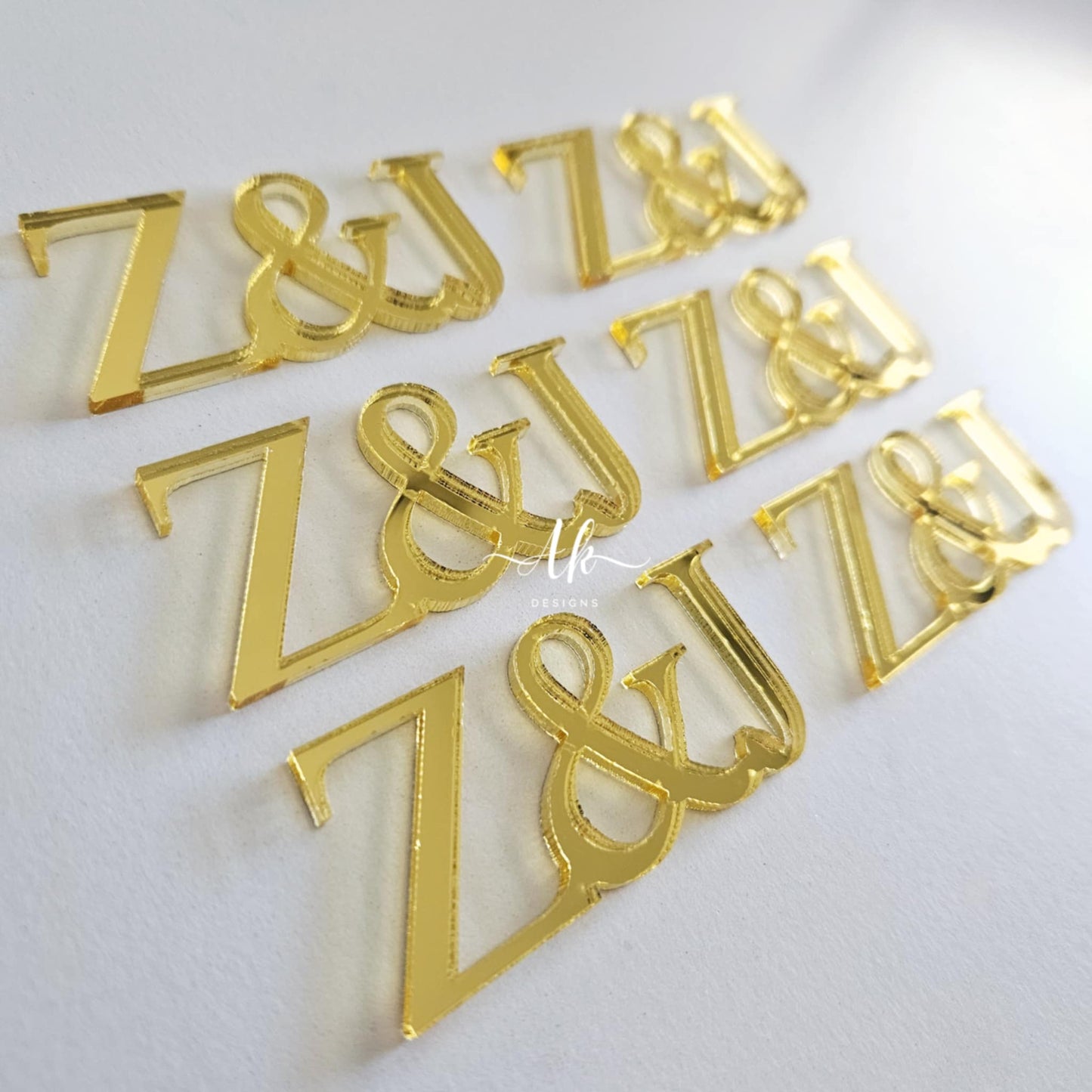 Acrylic Initial Cut Out
