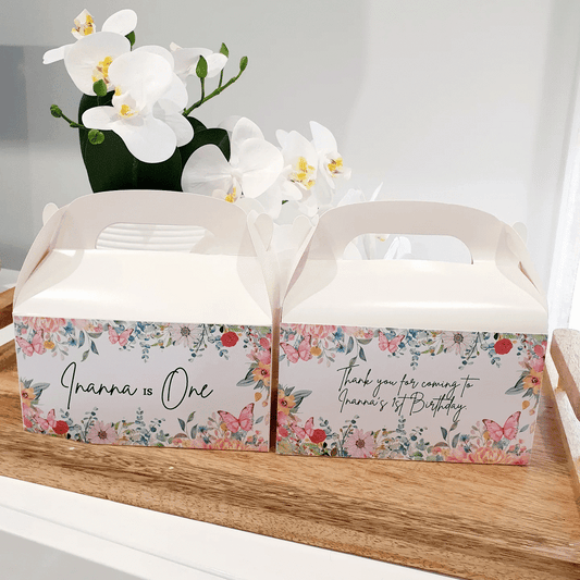 Floral Favour Boxes