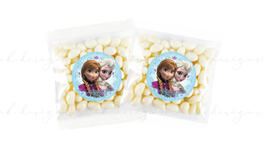Frozen Stickers | Personalised birthday stickers